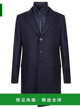 香港直邮FAY 男士夹克 NAM53511390GAH AW2025 蓝色 Fay Coat