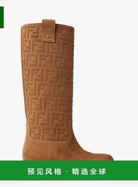 1h可退 欧洲直邮FENDI (2025新品) Fendi Filo-Bottes en daim ma