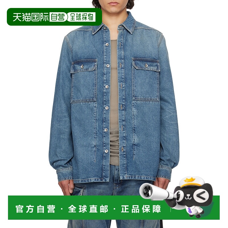 香港直邮Rick Owens Drkshdw 长袖牛仔衬衫 DU01E3755DWB