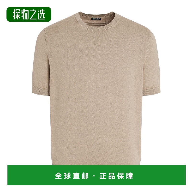 香港直邮Zegna 短袖T恤 UFC90A9C10正品高档显瘦小众透气舒适百搭