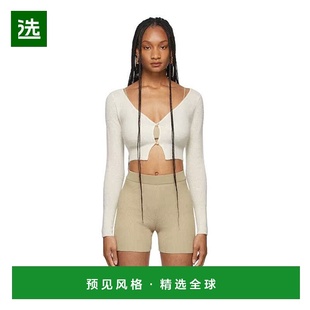 2360针织衫 213KN203 徽标针织短开衫 香港直邮Jacquemus