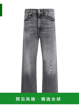 1h可退 香港直邮R13 女士 男友风牛仔裤 R13W5083D137C grey灰色