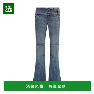 COPP162F2055BLU喇叭裤 1h可退 拼接牛仔裤 女士 香港直邮Coperni