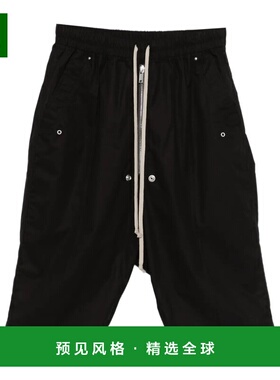 香港直邮RICK OWENS 男士休闲裤 RU01F2349P09 SS2026 黑色