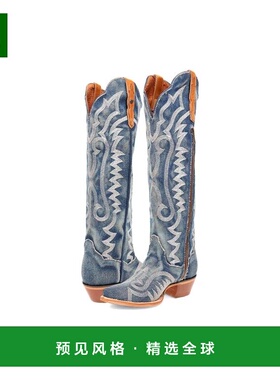 1h可退 【美国直邮】Dan Post Denim Darlin 女靴 时尚高筒靴 舒