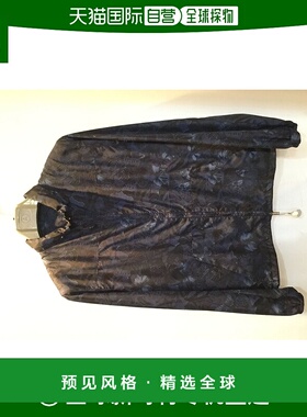 【99新未使用】香港直邮Valentino 海军蓝色徽标拉链休闲夹克 KV0