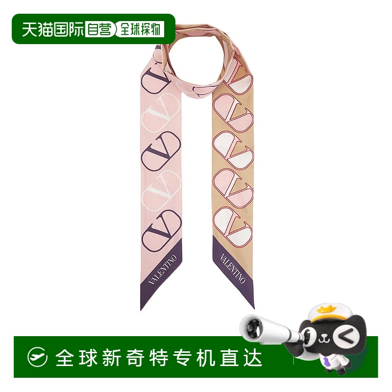 香港直邮Valentino 徽标丝巾 WE6017KBS潮流时尚穿搭 高级感正品