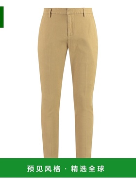 1h可退 香港直邮Dondup 男士 GAUBERT 棉质斜纹棉布裤子 UP235ASE