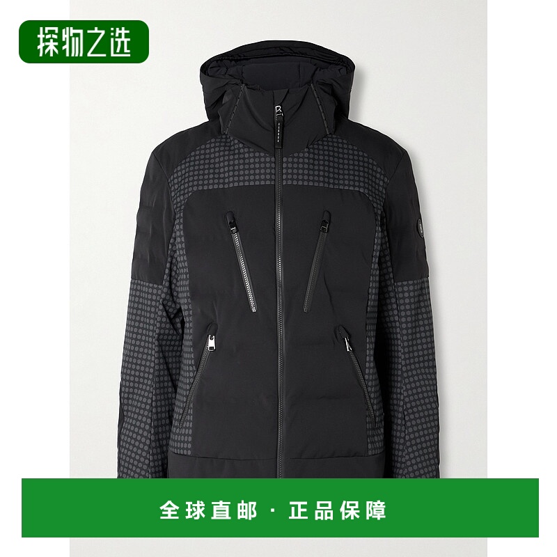 香港直邮bogner 博格纳 男士 Fionn2-T 拼接绗缝连帽滑雪夹克 310