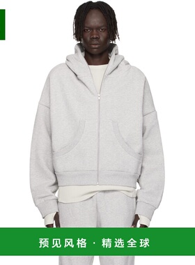 1h可退 香港直邮Entire Studios 男士 灰色 Eternal Zip 连帽衫 E