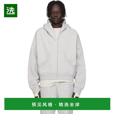 1h可退 香港直邮Entire Studios 男士 灰色 Eternal Zip 连帽衫 E
