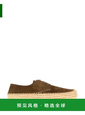 1h可退 香港直邮LOEWE 罗意威 男士 Rio 棕色绒面革绑带鞋 M52628