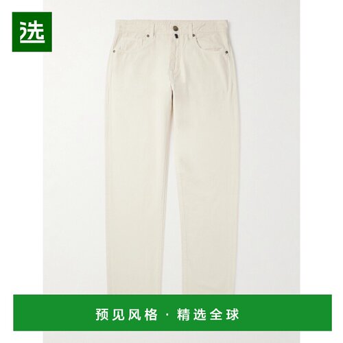 1h可退 Slowear 男士 Incotex Division 蓝色直筒牛仔裤