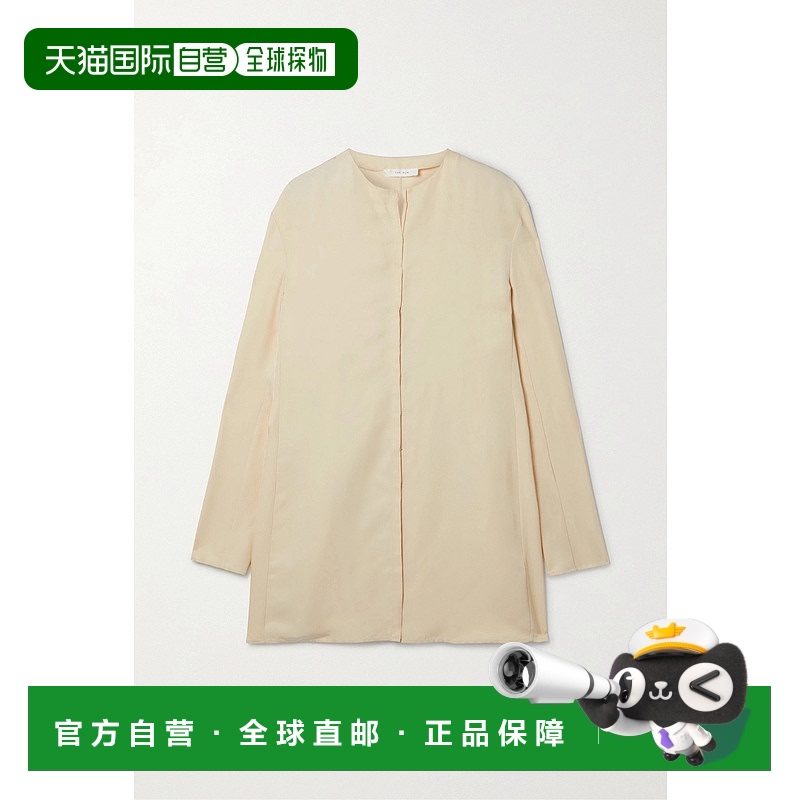1h可退 香港直邮The Row 女士 徽标衬衫 6947W2468 brown棕色 舒