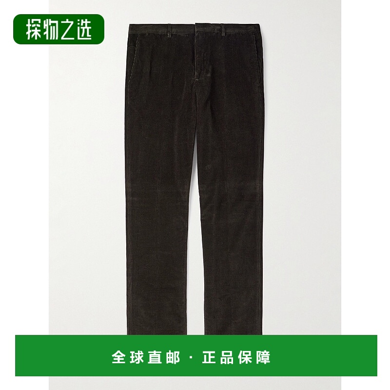 1h可退 Loro Piana 诺悠翩雅 男士 Jarno Hamptons 直筒裤子绒裤