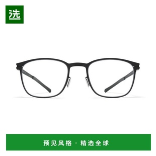 1h可退 香港直邮Mykita 女士 Aiden 方格眼鏡 AIDEN black黑色 舒