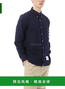 韩国直邮Thom Browne桑姆布郎尼衬衫黑色翻领MWL272A 05245 415