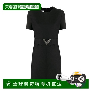 BVAR451CF真丝羊毛 99新未使用 香港直邮Valentino 徽标连衣裙