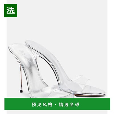 1h可退 香港直邮Paris Texas 女士 Lidia 105 漆皮凉拖 metal金属