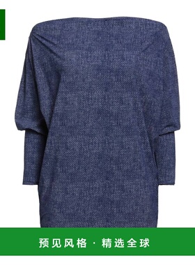 1h可退 香港直邮Chiara Boni La Petite Robe 女士 T恤 blue蓝色