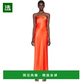 美国直邮 无肩带长款 BEC 橙色 1h可退 Dance BRIDGE Moon 连衣