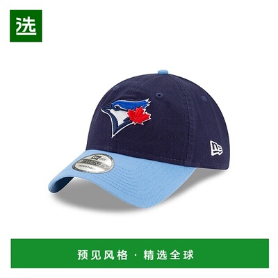 欧洲直邮NEW ERA 9TWENTY系列 男女通用蓝色棉帽子新款遮阳帽