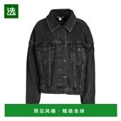 休闲女装 舒适 美国直邮 TOPSHOP女士外套牛仔单排扣多口袋时尚