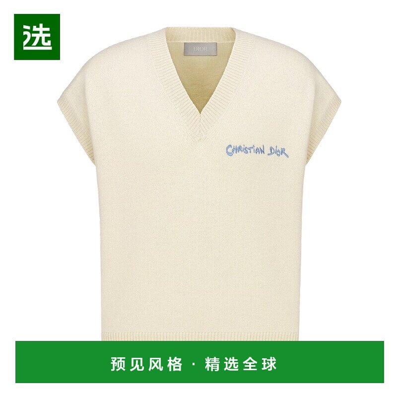香港直邮Dior 徽标细节针织衫 443M647AT879迪奥 - 实物图