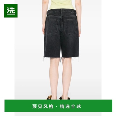 香港直邮AGOLDE 女士短裤 A2231157TCH SS2025 黑色 90'S MID RIS