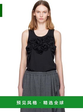 1h可退 香港直邮comme des garcons 川久保玲 女士 黑色 Flower D