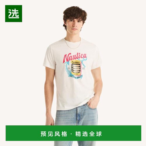 【美国直邮】nautica/诺帝卡 男士 上装T恤 支付后1h可退