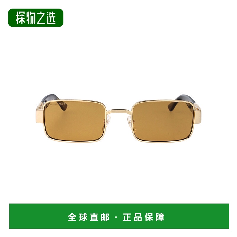 香港直邮Dsquared2 二次方 男士 金色金属太阳眼镜 D20156SJ5G