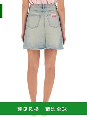 1h可退 香港直邮KENZO 女士半身裙 FD62DJ2746B8DS AW2023 绿色