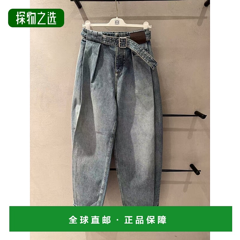 香港直邮Loewe 系腰带牛仔裤 S359Y11XED罗意威
