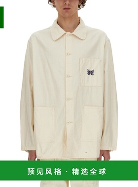 1h可退 香港直邮Needles 男士 棉质衬衫 OT179AWHITE white白色