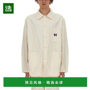 1h可退 香港直邮Needles 男士 棉质衬衫 OT179AWHITE white白色