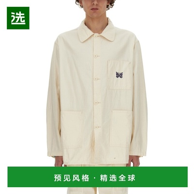 1h可退 香港直邮Needles 男士 棉质衬衫 OT179AWHITE white白色