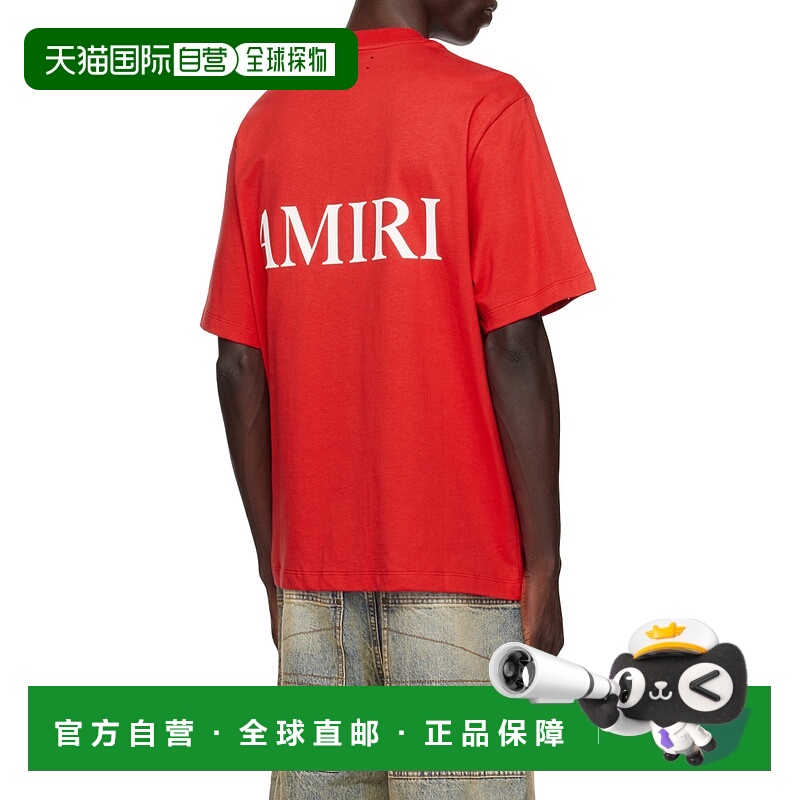 香港直邮Amiri 圆领短袖T恤 AMJYTE1074