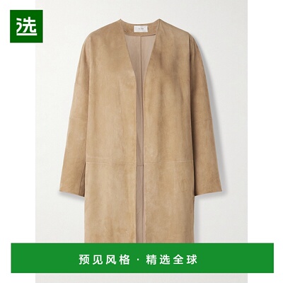1h可退 香港直邮The Row 女士 Alarico 绒面革大衣 10669L643