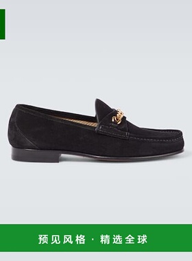 香港直邮Tom Ford 汤姆·福特 男士 York 锁链绒面革乐福鞋 00099