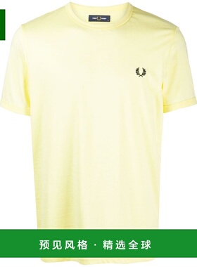 香港直邮FRED PERRY 男士T恤 M3519R98 AW2023 黄色