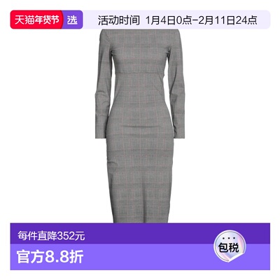 1h可退 香港直邮Chiara Boni La Petite Robe 女士 中长连衣裙