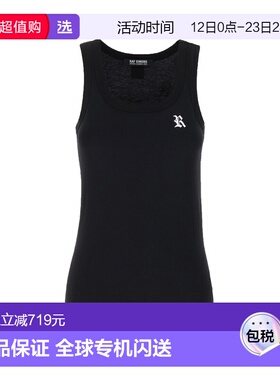 1h可退 香港直邮Raf Simons 拉夫·西蒙 女士 黑色棉质上衣 231W1