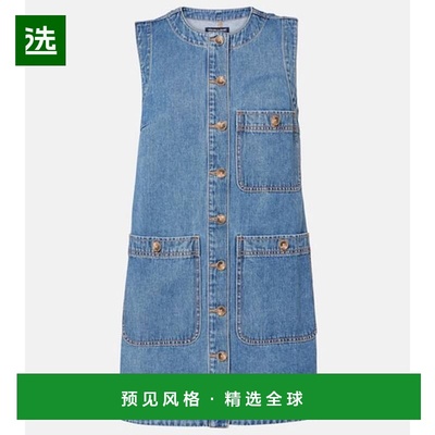 1h可退 香港直邮VERONICA BEARD 女士 Oakley 牛仔迷你连衣裙