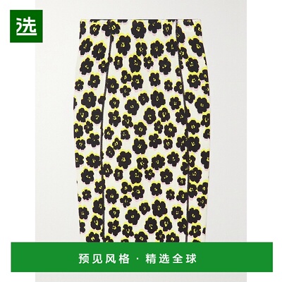 1h可退 香港直邮Lanvin 朗雯 女士 提花中长半身裙 RWST0005K103E