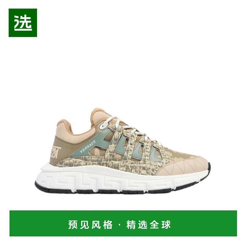 香港直邮Versace Trigreca低帮运动鞋 80I-JS2007范思哲男鞋