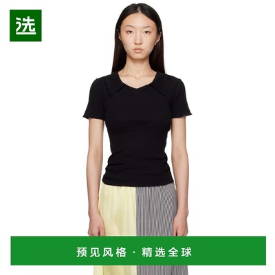 1h可退 香港直邮Baserange 女士 黑色 Iso T 恤 TTITR black黑色