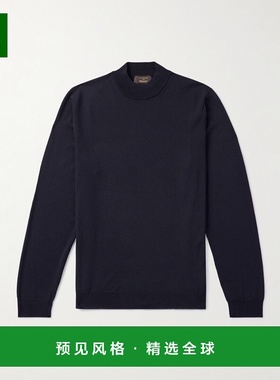 1h可退 Slowear 男士 初剪羊毛混纺半高领毛衣 810138Z02