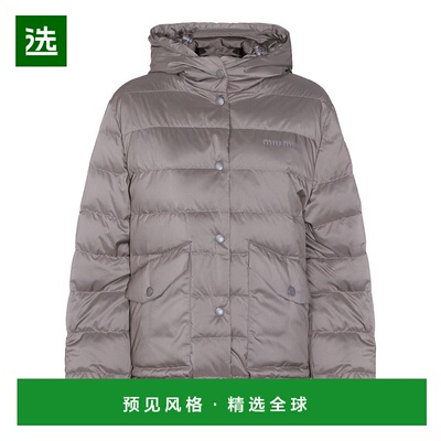 1h可退 香港直邮Miu Miu 缪缪 女士 絎縫連帽外套 ML1408SOOO158A