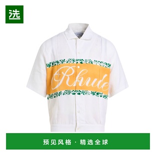 1h可退 香港直邮Rhude 男士 亚麻衬衫 beige米色 舒适时尚